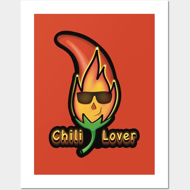 Chili Lover - Extra Picante Wall Art by Creasorz